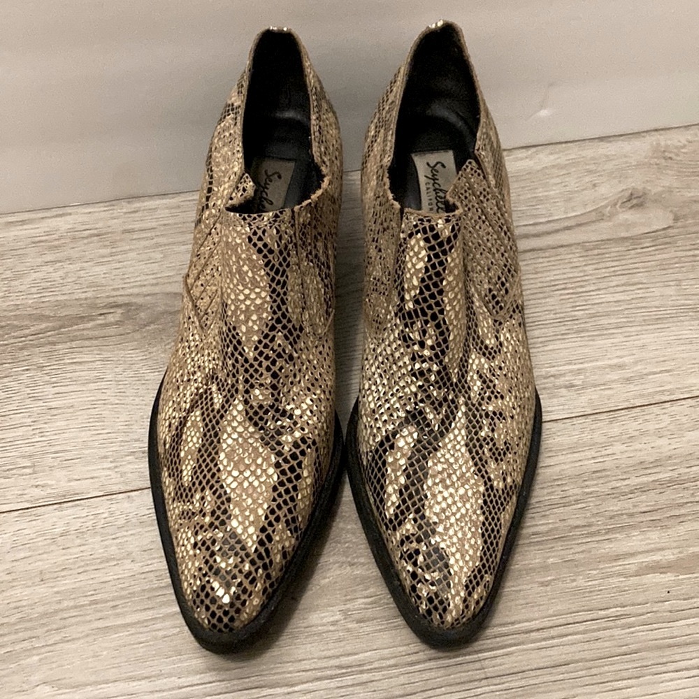 Seychelles python print bootie - Picture 2 of 9